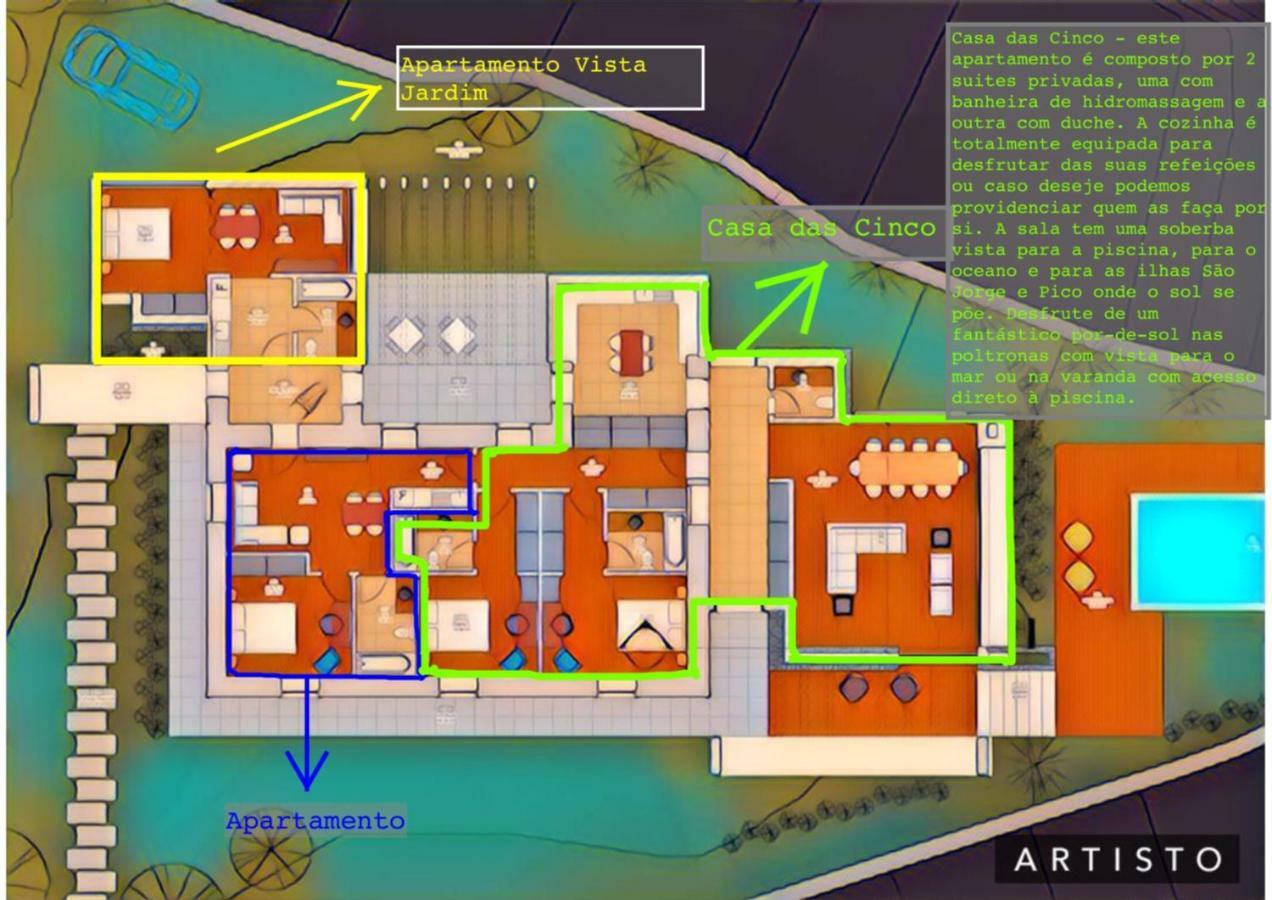 Casa Das Cinco Angra do Heroísmo Zewnętrze zdjęcie